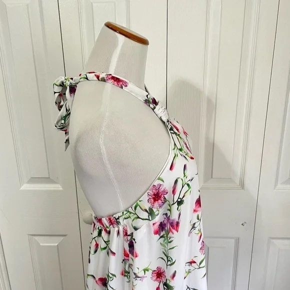 INC Women’s Printed Halter Neck Floral Midi Dress size Medium NWT - Picture 5 of 10